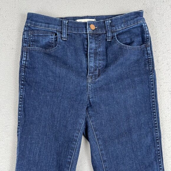 Madewell 10” High Riser‎ Skinny Skinny Dark Wash Blue Denim Jeans Mens Size 26 - Picture 4 of 11
